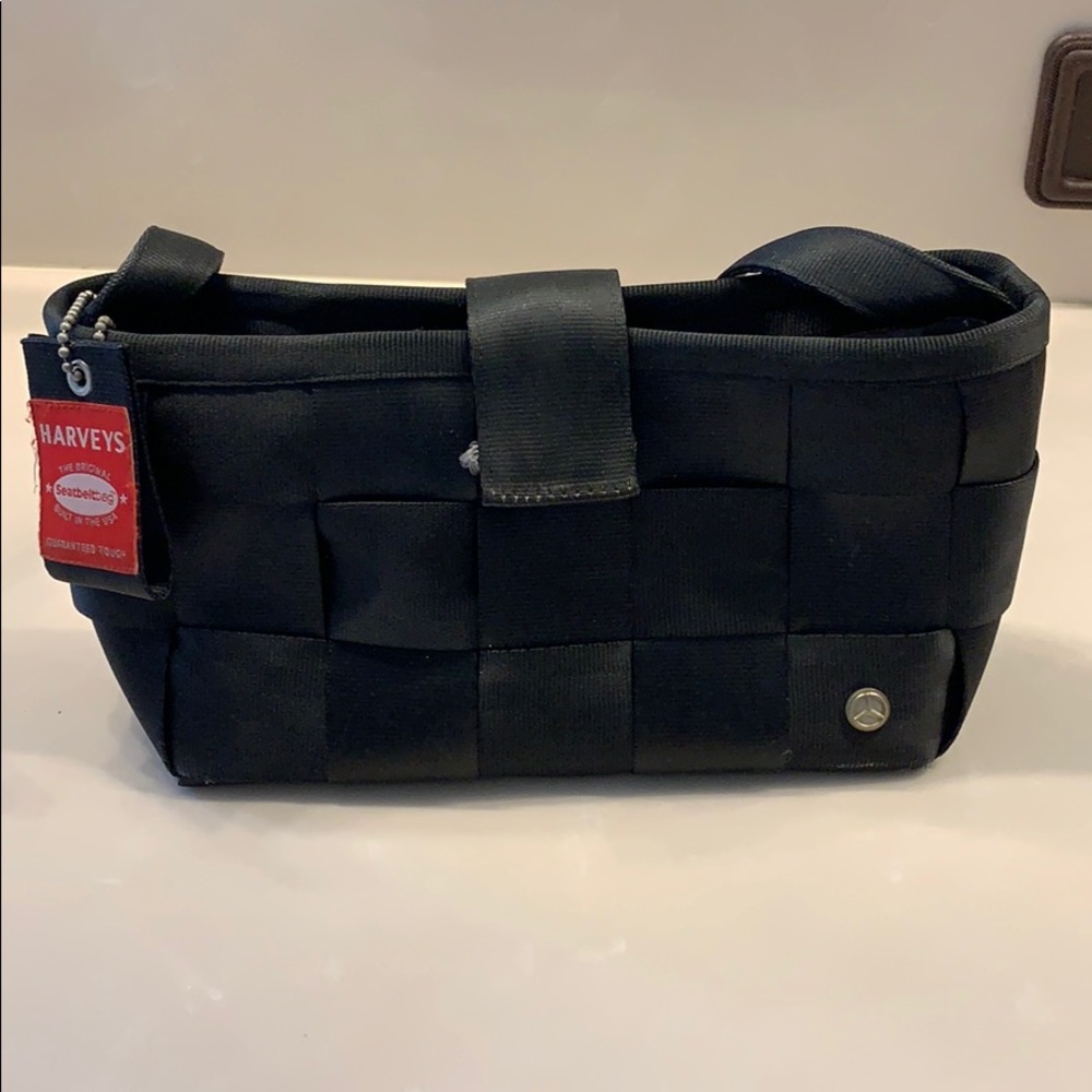 Harvey's black seat belt bag for Mercedes Benz